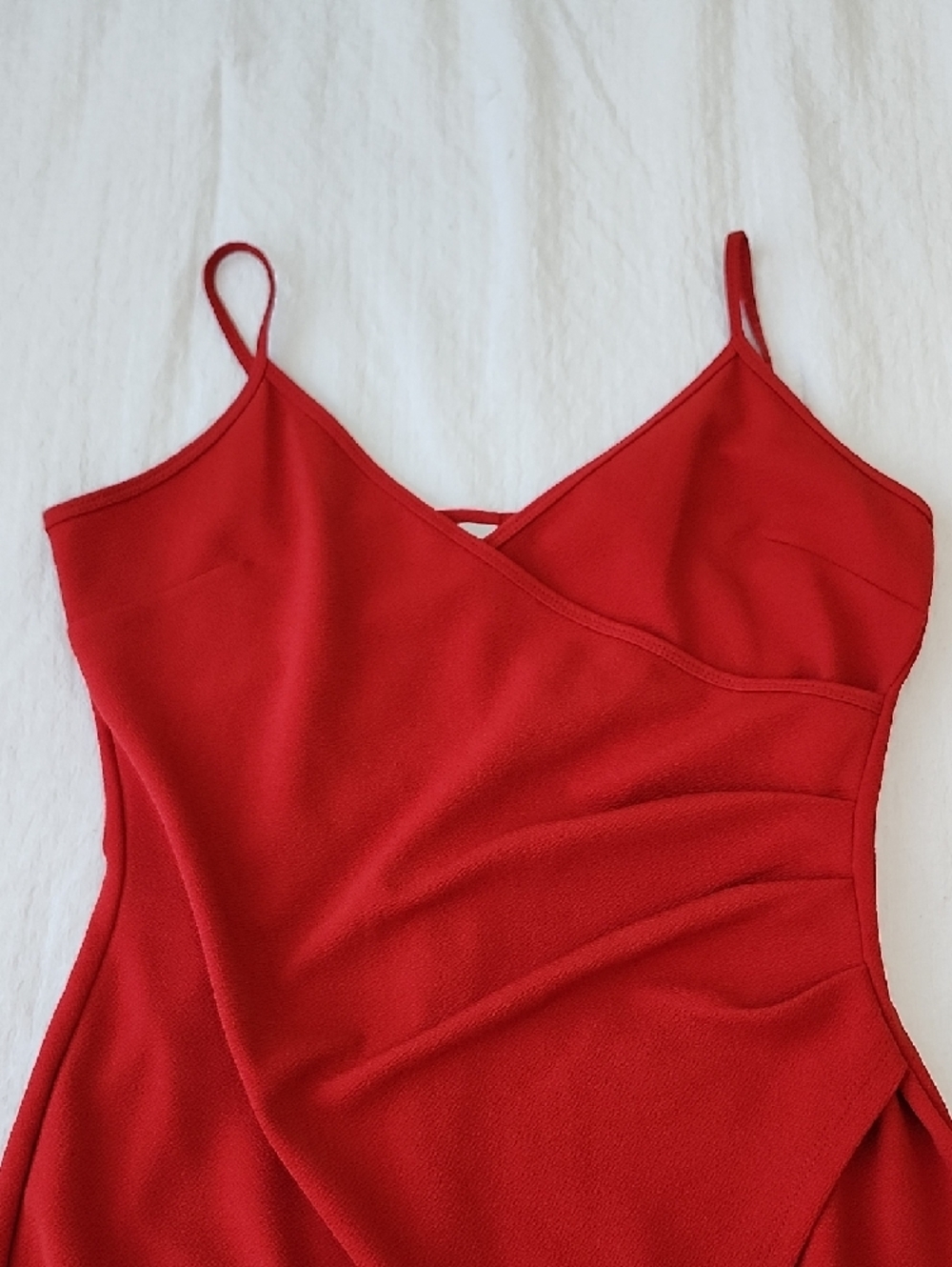 Almost Famous Red Spaghetti Strap Dress - Picture 5 of 6